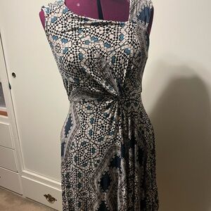 Anthropologie Asymmetrical Neck Jersey Dress